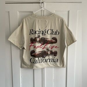 American Garage Racing Club California Boxy Cropped L Women’s Streetwear T-Shirt